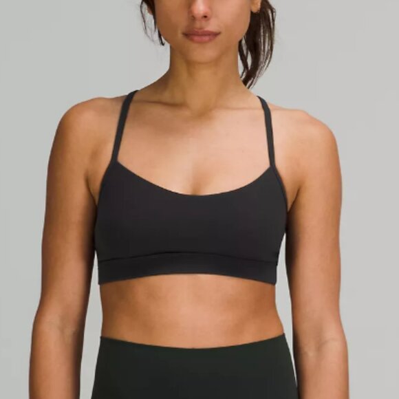 Lululemon Flow Y Bra - Black - Picture 1 of 4